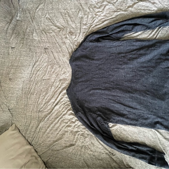 Polo Long Sleeve Tee (Gray) - Picture 3 of 7